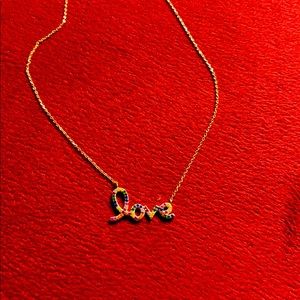 LOVE necklace.